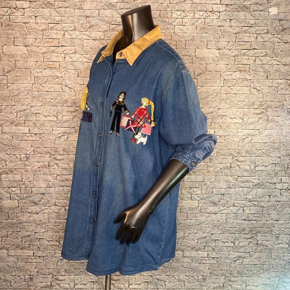 Bobbie Brooks Jean Shirt - Picture 2 of 7